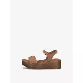 Босоножки на платформе кожаные