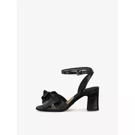 Босоножки на каблуке кожаные