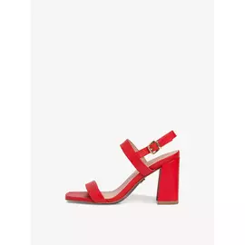 Босоножки на каблуке кожаные