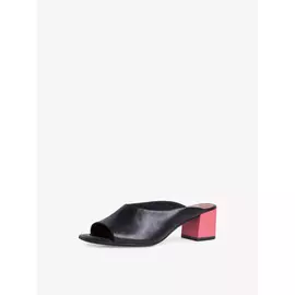 Мюли кожаные