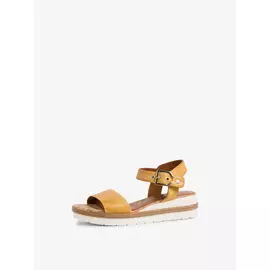 Босоножки на платформе кожаные