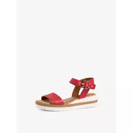 Босоножки на платформе кожаные