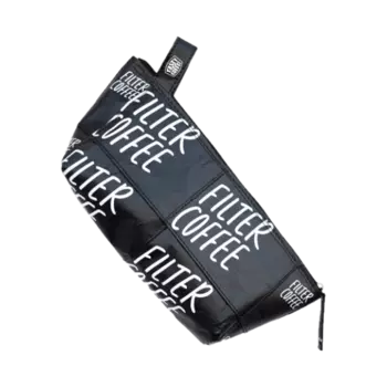 Сумка-косметичка upcycled "Filter", чёрная