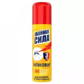 Аэрозоль Убойная сила Антикомар, 150 мл