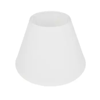 Абажур, E27 и Е14, 200х100х140 мм, текстиль, белый