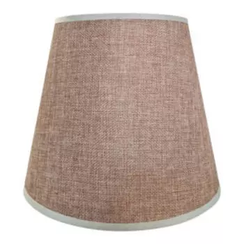 Абажур Символ Света CC-41, E27, 240х160х200 мм, коричневый