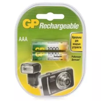 Аккумулятор GP, 2хААА, 1000мАч