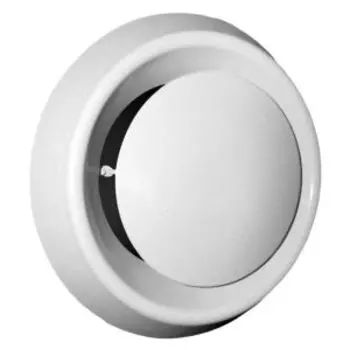 Анемостат приточно-вытяжной регулируемый с фланцем АБС, D160 мм