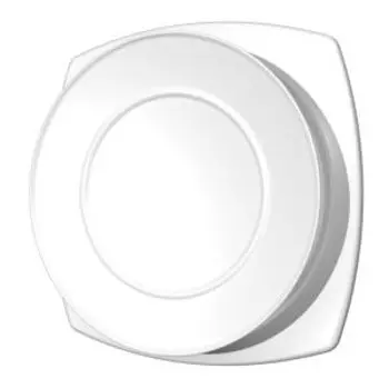 Анемостат вытяжной регулируемый с фланцем АБС, D100 мм