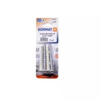 Анкер фасадный Sormat S-UF, 10х80 мм, 2 шт