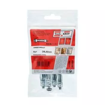 Анкер Молли М 5х52 мм, 4 шт TECH-KREP
