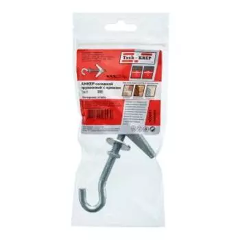 Анкер складной пружинный с крюком М8 TECH KREP, 1шт, 80х75мм