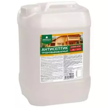 Антисептик для наружных работ PROSEPT Eco Exterior, 10л, готовый состав