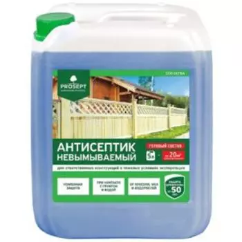Антисептик невымываемый для ответственных конструкций PROSEPT Eco Ultra, 5л, готовый состав