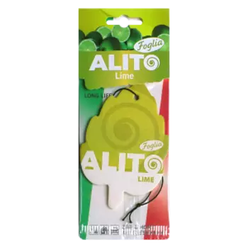 Ароматизатор картонный Alito Foglia Лайм