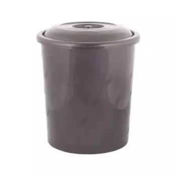 Бак для мусора с крышкой Альтернатива, 40 л, пластик