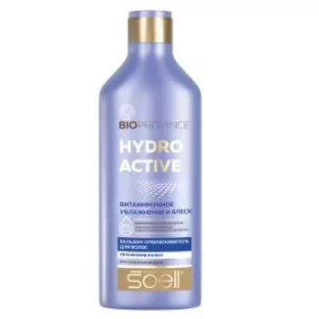 Бальзам-ополаскиватель для волос Soell Bio Pprovince для сухих и ломких волос Hydro Active, 400 мл