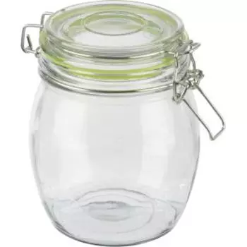 банка Bravo, 1000 мл, с бугельным замком, стекло