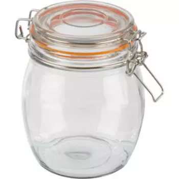 банка Bravo, 1500 мл, с бугельным замком, стекло