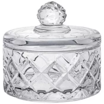 банка д/хранения LEFARD DIAMANT с крышкой 10,5х10 см, 280 мл, стекло