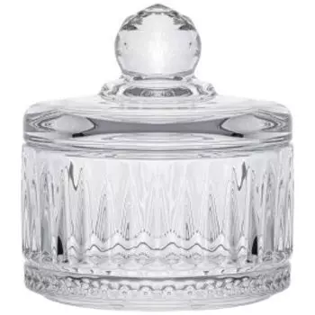 банка д/хранения LEFARD LINES с крышкой 8х9,5 см, 180 мл., стекло