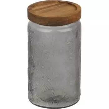 Банка для хранения Leonord Amaretto, 1 л, стекло/дерево