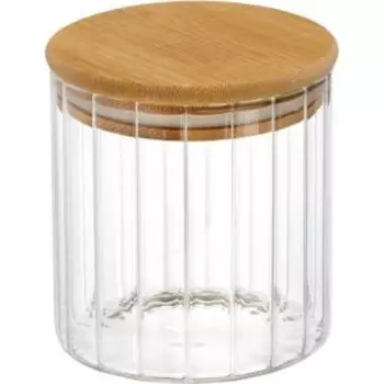Банка для хранения Leonord Aroma Riviera, 600 мл, стекло/бамбук