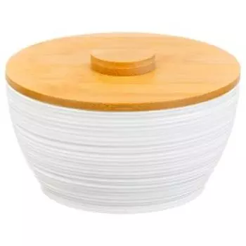 Банка для печенья Шелк, 700 мл, с деревянной крышкой