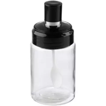 Банка для специй Vassetto с ложкой, 240 мл, стекло/пластик/металл