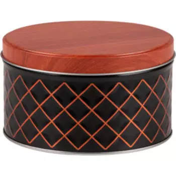 Банка для сыпучих продуктов Classico Nero, 1.1 л, круглая, металл