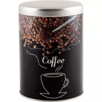 Банка с крышкой Кофе, 900 мл, металл