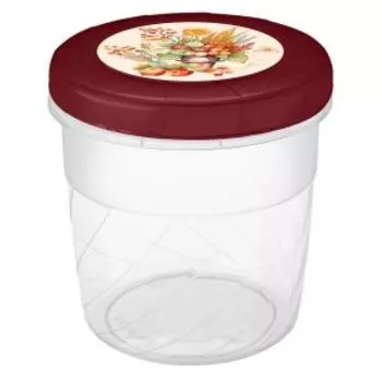 Банка с крышкой Осень, 1 л, пластик