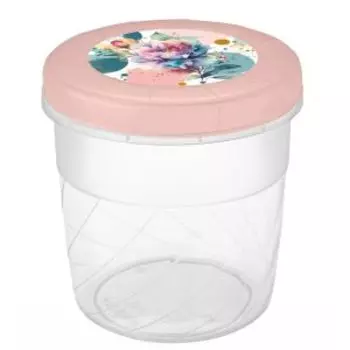 Банка с завинчивающейся крышкой Phibo Пион, 1 л, пластик