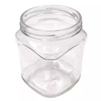 Банка ТО, 0.64 л, стекло, квадрат