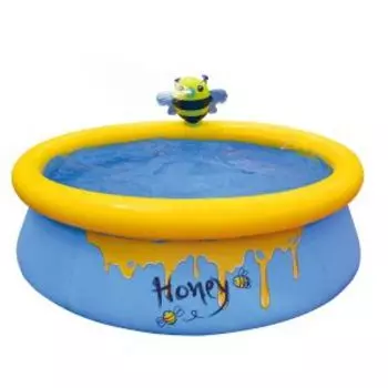Бассейн с надувным бортом круглый Sunclub Пчелка 150 41 см, 457 л
