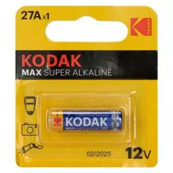 Батарейка Kodak 27A-1BL MAX SUPER Alkaline [K27A-1, GP27A, MN27] (60/240/28800)