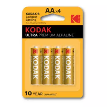 Батарейки KODAK Ultra Premium Alkaline, LR6-4BL, KAA-4 UD