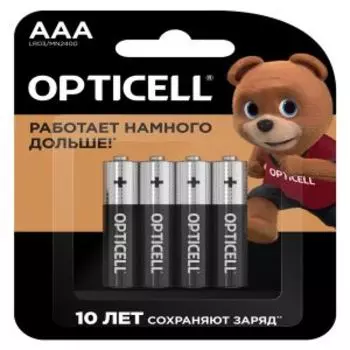 Батарейки Opticell Basic, AAA, 4 шт