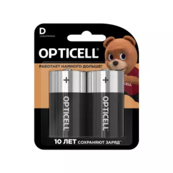 Батарейки Opticell Basic, D, 2 шт