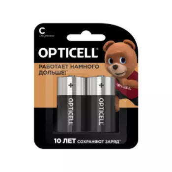 Батарейки Opticell Basic, С, 2 шт