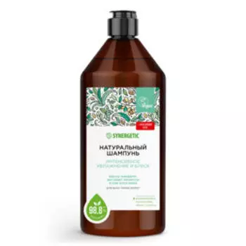Бессульфатный шампунь Synergetic Интенсивное увлажнение и блеск, 400 мл