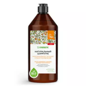 Бессульфатный шампунь Synergetic Максимальное питание и восстановление, 400 мл
