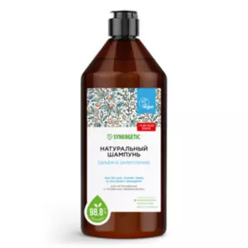 Бессульфатный шампунь Synergetic Объём и укрепление волос, 400 мл
