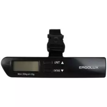 Безмен электронный Ergolux ELX-SB04-C02, до 50 кг, черный