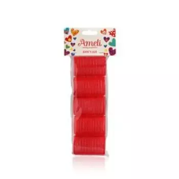 Бигуди для волос Ameli, липучки для завивки, 3,5 х 6,2 см, 5 штук