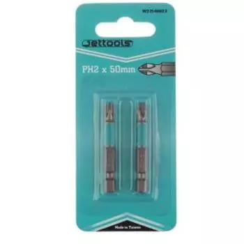 Биты JETTOOLS 50PH2 WP для больших нагрузок, 2 шт