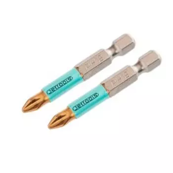 Биты JETTOOLS 50PH2 WP для больших нагрузок, с покрытием TiN, 2 шт
