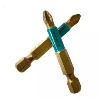 Биты JETTOOLS 50PZ2 WP для больших нагрузок, с покрытием TiN, 2 шт