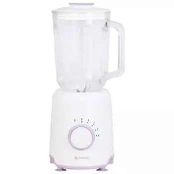 Блендер настольный Vitek VT-8512, 700 Вт, чаша 1.5 л, стекло, белый