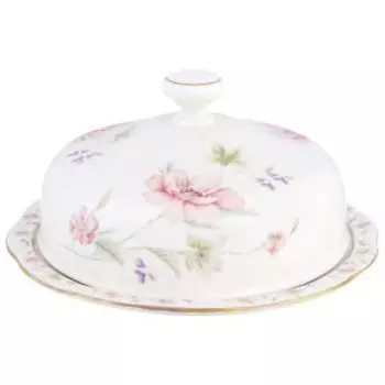 Блинница Elan Gallery Диана, 23.5х23.5х12.5 см, фарфор